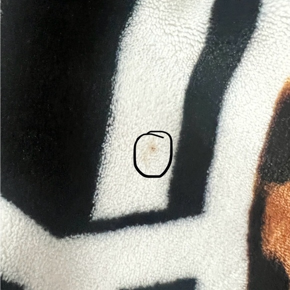 VS PINK X Leopard print Sherpa blanket - Picture 4 of 7